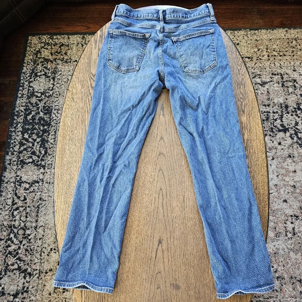 Old Navy Straight Built In Tough Built In Flex Medium Wash Jeans Size Men 32x30